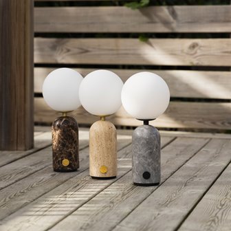 Kamienne lampki przenośne Torrano